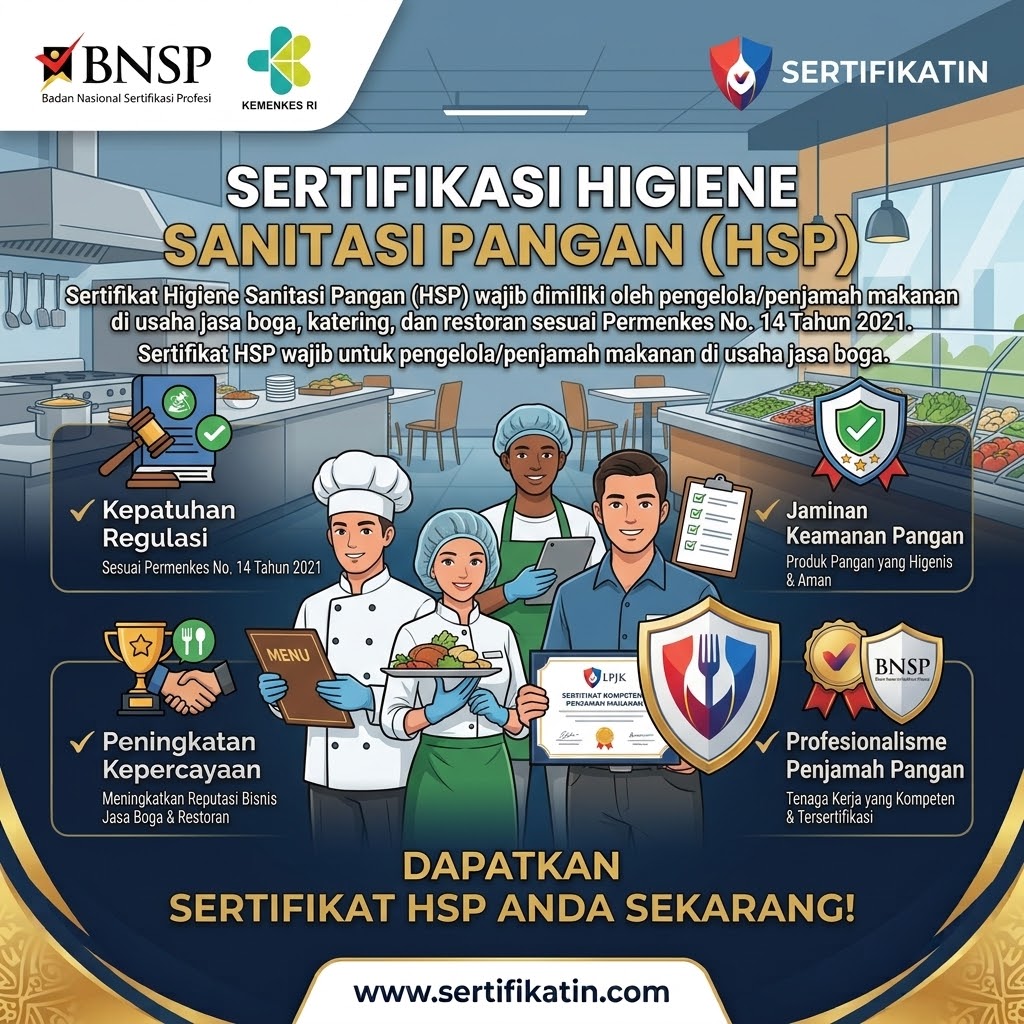 Sertifikat HSP (Higiene Sanitasi Pangan)